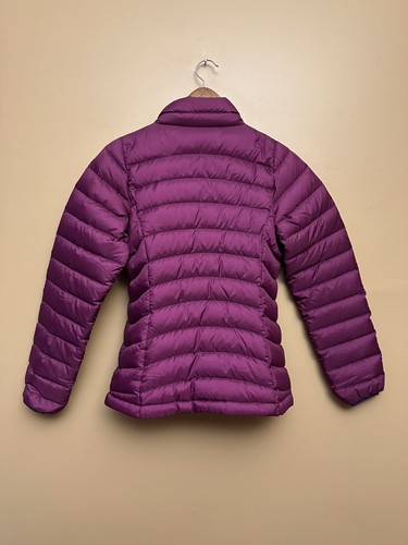 Patagonia Girl's Down Sweater Puffer Jacket Violet Red Size XL / 14 - Picture 6 of 13