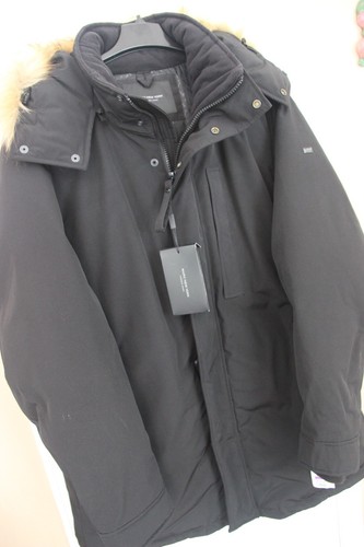 Marc New York Andrew Marc Hooded Down Parka Coat Men Black Size 2XLT - Picture 8 of 9