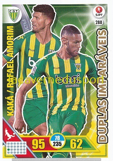 288 KAKA RAFAEL AMORIM CD TONDELA CARD ADRENALYN LIGA NOS 2016-2017 PANINI
