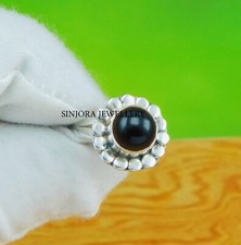 Black Onyx Gemstone 925 sterling silver handmade Gift Ring US size 5 to 13