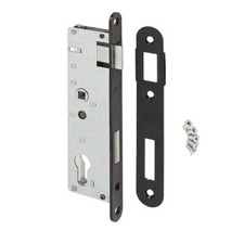 Rohrrahmenschloss DM 34 Türschloss Einsteckschloss Metalltür PZ 72 schwarz Tür