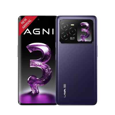 Lava Agni 3 5G (Heather 8GB+128GB)Dimensity 7300X 50MP AI Camera Global Version