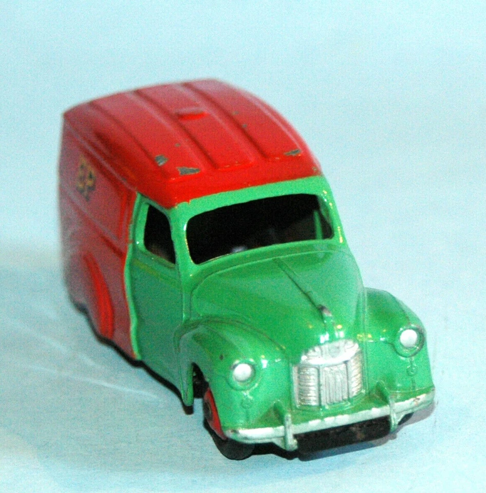 DINKY #470 Meccano England AUSTIN A40 Van 'SHELL BP' Entrega Publicitária 1955 - Imagem 2 de 4