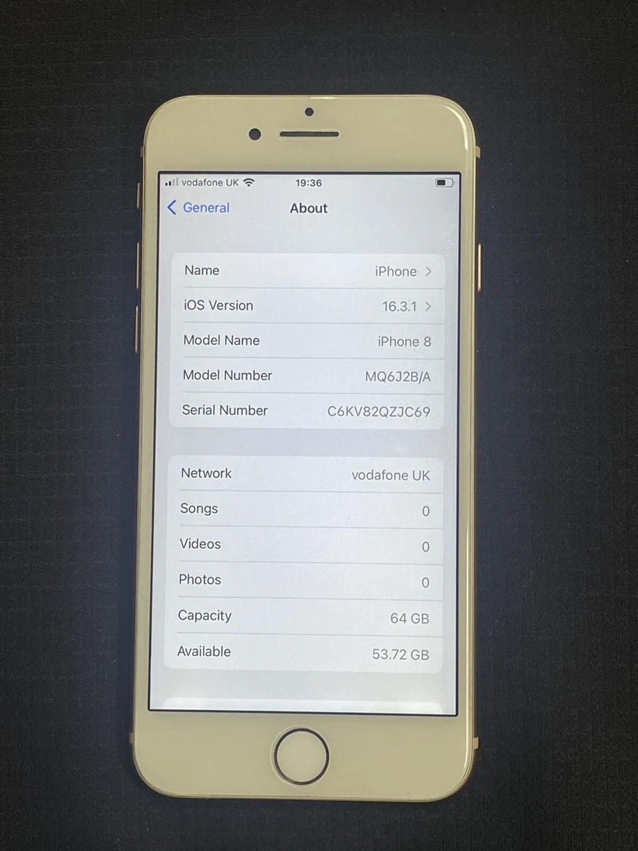 Iphone 8 rose gold vodafone sale