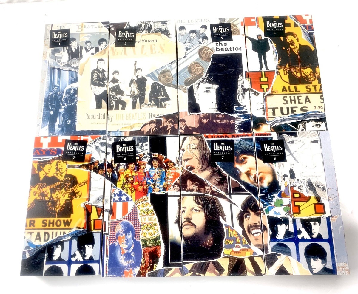 The Beatles Anthology VHS 8-Tape Set 1996 Video Collection
