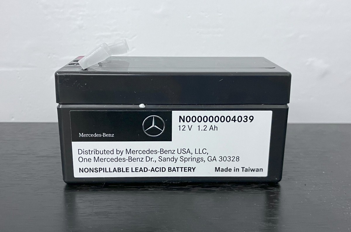 2015-2023 OEM Mercedes-Benz N000000004039 12V 1.2Ah