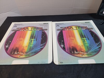 STAR TREK  THE MOTION PICTURE  CED DISC  NOT LASERDISC  PART 1 &2