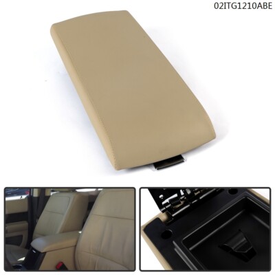 Fit For 2013-19 Ford Flex Beige Center Console Lid Cover Armrest FA8Z-7406024-AB