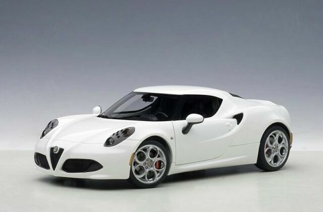 Alfa Romeo 4c 2013 White Autoart 118 Aa70185 Model For Sale Online Ebay