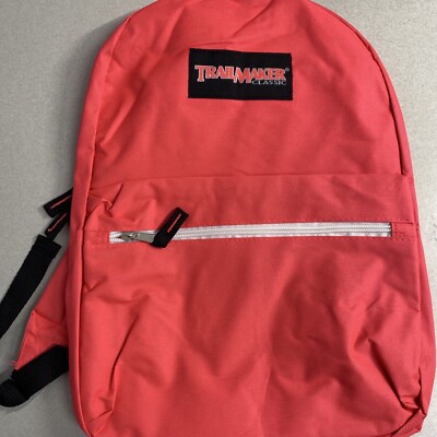 New Pink 16.5'' Trailmaker Classic Lightweight Backpack School Travel Bag  Ml-26 