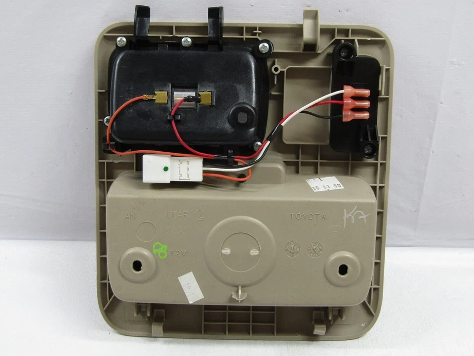 2001-2003 Toyota Sienna купол карта интерьера света гаража пульт дистанционного управления Cubby желтовато-коричневый OEM - Изображение 3 из 4