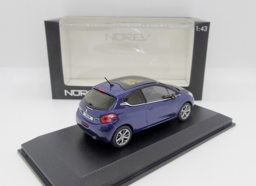 GC2791 NOREV / 472800 PEUGEOT 208 FELINE PHASE I 2012 / 2015 3 PORTES BLEU 1/43 - Imagen 2 de 4