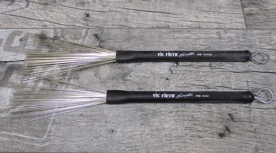 1 paio Vic Firth HD Sweep Russ Miller Brushes scopa jazz USA batteria •MEGADEAL•