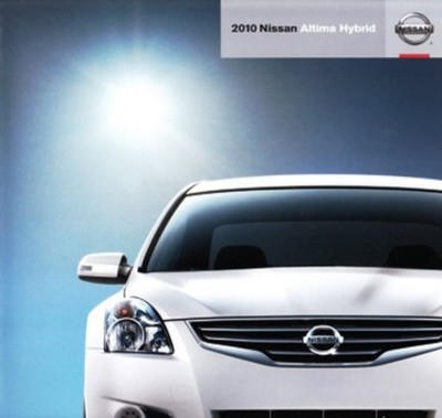 2010 10 Nissan Altima Hybrid brochure Mint