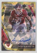 2021 Panini Prizm Draft Picks Gold Ice Stevie Scott III #DPA-SSC Auto 07sf