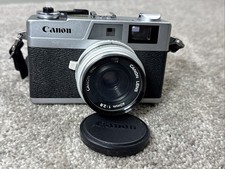 CANON Canonet 28 Rangefinder 35mm Film Camera 40mm 1:2.8 NEW Battery Needs Seals
