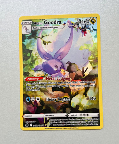  Hisuian Goodra GG21/GG70 Crown Zenith GG Holo Full Art