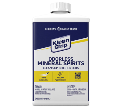 #ad Klean Strip Odorless Mineral Spirits 1 Quart thins oil based paint stain DIYer $14.99