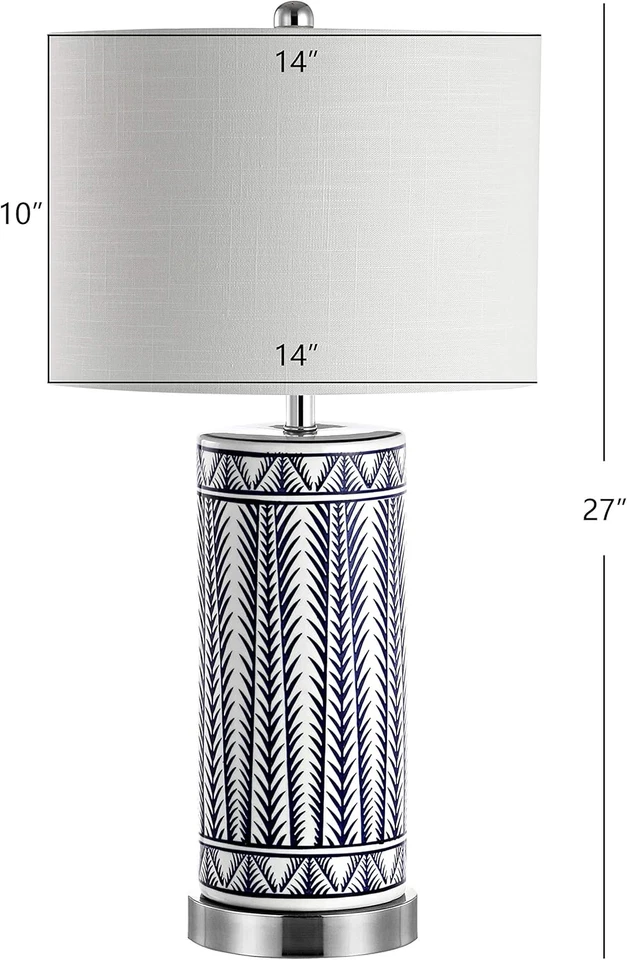 JYL6615A-SET2 Juego de 2 Lámparas de Mesa Sulka 27" Cerámica/Hierro Contemporáneo Carga USB Foto 4 de 4