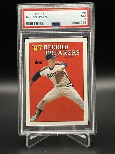 1988 Topps Nolan Ryan #6 PSA 7