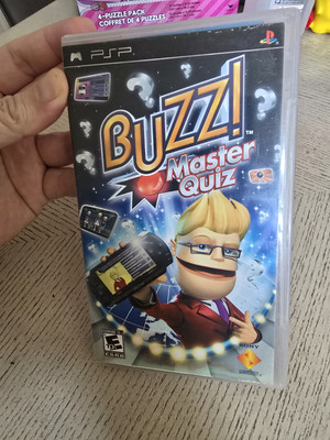 Buzz Master Quiz (Sony PSP, 2008) Cib Mint Complete Tested 