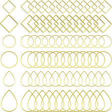 120Pcs Earring Hoops for DIY Jewelry Making - Hypoallergenic Earring Findings wi