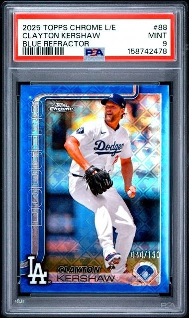 Clayton Kershaw Original Baseball Serial Numbered Sports Trading
