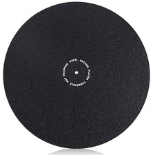12 Inch Wool Turntable Slipmat, Anti Vibration Record Platter Mat for Phonogr...