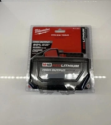 New Milwaukee 48-11-1812 M18 REDLITHIUM HIGH OUTPUT HD 12.0 Battery Power Tool