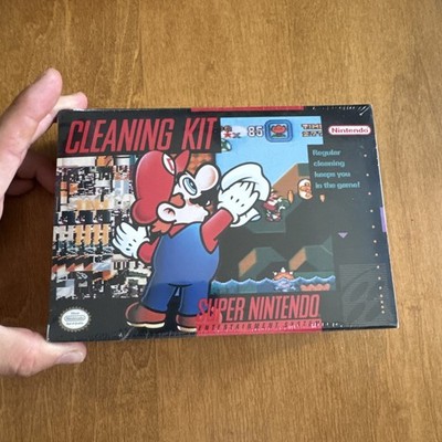 Super Nintendo SNES Official Cleaning Kit - 1991 - BRAND NEW - SEALED
