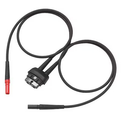 Fluke T5-Rls Test Lead, Cat Iii 1000V, Cat Iv 600V, 1 1/2 Ft, Epdm, Black/Red