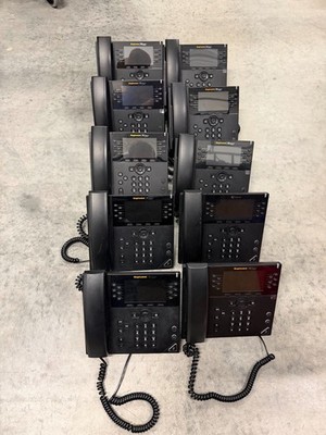 Lot of 10 Polycom VVX 450 12 Lines Business IP Phone W/ Stands