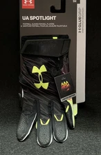New Under Armour Men’s UA Spotlight SM Football Gloves Glue Grip Limited Edition