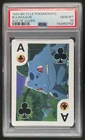 1999 Pokemon Bicycle Playing Cards Bulbasaur Ace of Clubs PSA 10 GEM MINT