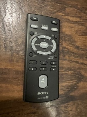 Sony RM-X231 Black Wireless Handheld Remote Control For Sony Car Stereo Receiver