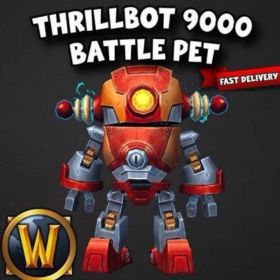 World of Warcraft Thrillbot 9000 Battle Pet Mountain Dew Promo Global WoW