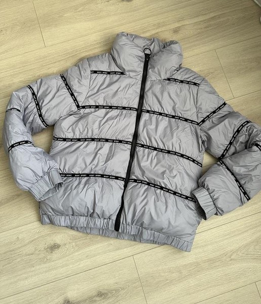 Women DKNY Jacket Silver S