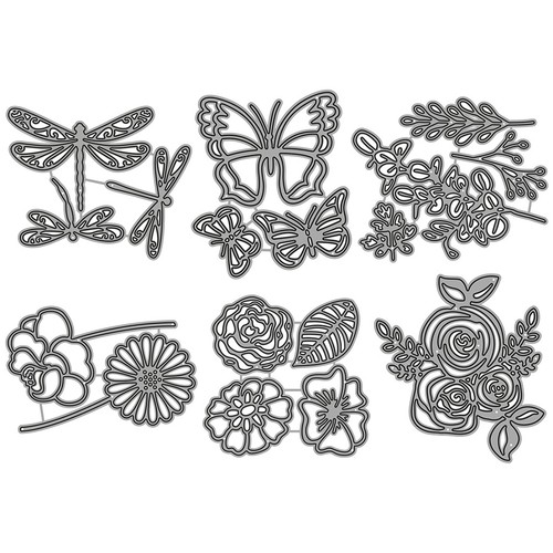 For Butterfly Flower Metal Cutting Dies Stencil DIY Scrapbook Album Pa for-butterfly-flower-metal-cutting-dies-stencil-diy-scrapbook-album-pa