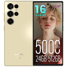 OUKITEL C66 Smartphone 24GB+512GB 5000mAh 6.73” Android16 Handy Ohne Vertrag NFC