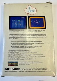 Intellivision Intellivoice Voice Synthesis Module w/ B-17 & Space Spartans Games