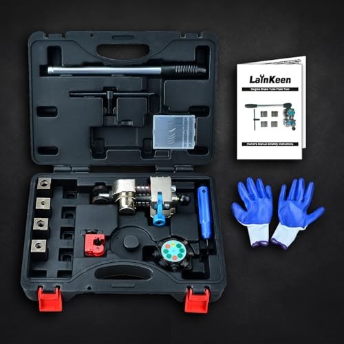  Professional Brake Tube Line Flaring Tool Set, Single, Bubble, 45 Degree