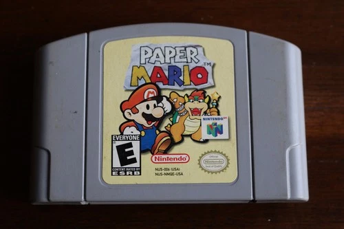 Paper Mario (Nintendo 64, 2001) Cartridge Only Authentic N64