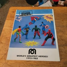 VTG 1972-1982 MEGO World's Greatest Super Heros Catalog Pamphlet Brochure Read