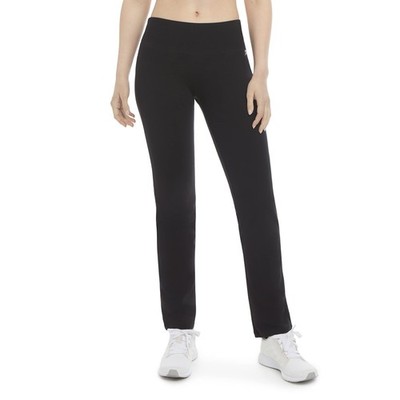 Women's Plus Size Cotton Stretch Yoga Pant, Deep Black, 3X