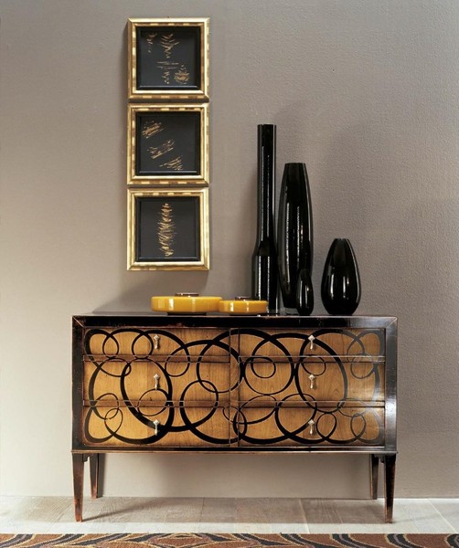 Kommoden Stil Holz Luxus Lowboard Kommode Anrichte Schrank Garderobe Sideboard-image