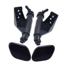 Headlight Washer Spray Nozzle & Cover Cap Kit Fit For Hyundai Santa Fe 2013-2016