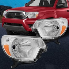Front Headlights Assembly Fits Toyota Tacoma 2012-2015 Left Right Sides Set