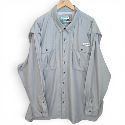 Magellan Shirt Mens 3XL Button Relaxed Fit Fishing Gear Mesh Lined Long Sleeve