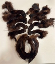 Vintage MINK FUR Parts - 9 Feet, 1 Head, 4 Tails
