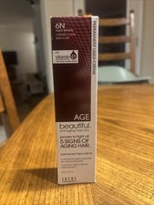 AGEbeautiful Permanent Liqui Creme Hair Color Dye 6A Light Ash Brown